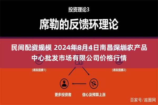 民间配资规模 2024年8月4日南昌深圳农产品中心批发市场有限公司价格行情