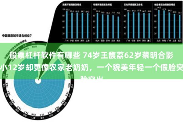 股票杠杆软件有哪些 74岁王馥荔62岁蔡明合影，小12岁却更像农家老奶奶，一个貌美年轻一个假脸突出