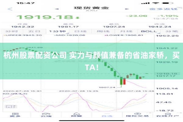 杭州股票配资公司 实力与颜值兼备的省油家轿，买TA！