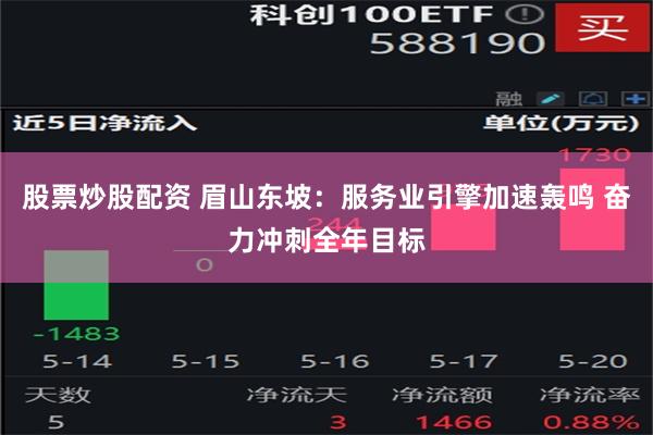 股票炒股配资 眉山东坡：服务业引擎加速轰鸣 奋力冲刺全年目标