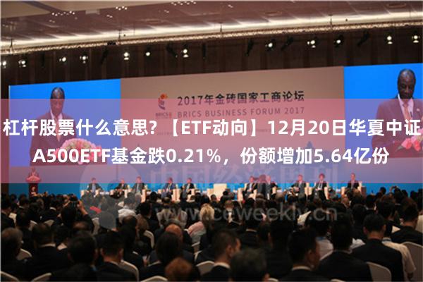 杠杆股票什么意思? 【ETF动向】12月20日华夏中证A500ETF基金跌0.21%，份额增加5.64亿份