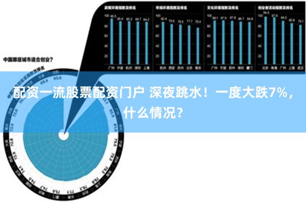 配资一流股票配资门户 深夜跳水！一度大跌7%，什么情况？